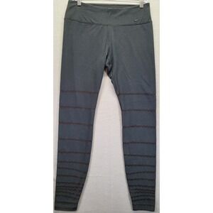 Nike Legend Tight Burnout Training Pants Womens Size Large Black Workout‎ Gym